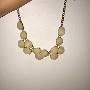 Off white chunky necklace